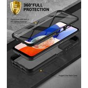 Pachet 360: Husa cu folie integrata Samsung Galaxy A16 fata-spate Defense360 - negru