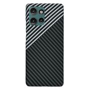 Husa pentru  Motorola Edge 50 CarbonFiber UltraSlim, Lightweight, Gri