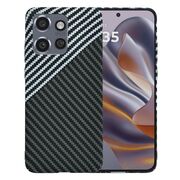 Husa pentru  Motorola Edge 50 Neo CarbonFiber UltraSlim, Lightweight, Gri