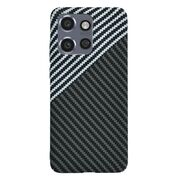 Husa pentru  Motorola Edge 50 Neo CarbonFiber UltraSlim, Lightweight, Gri