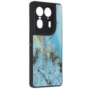 Husa pentru  Motorola Edge 50 Ultra Colorful Varnish Anti-scrath, Albastru deschis