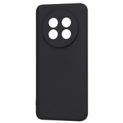 Husa pentru  Realme 13 Pro / 13 Pro+ Liquid Silicone, subțire, captusita cu microfibra, anti amprentă, protectie cameră foto, Negru mat