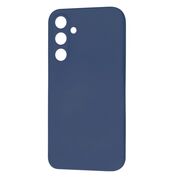 Husa pentru  Samsung Galaxy A55 Liquid Silicone cu MagSafe, subțire, captusita cu microfibra, anti amprentă, protectie cameră foto, Albastru