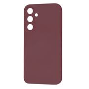 Husa pentru  Samsung Galaxy A55 Liquid Silicone cu MagSafe, subțire, captusita cu microfibra, anti amprentă, protectie cameră foto, Bordeaux