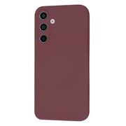 Husa pentru  Samsung Galaxy A55 Liquid Silicone cu MagSafe, subțire, captusita cu microfibra, anti amprentă, protectie cameră foto, Bordeaux