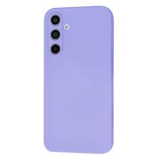 Husa pentru  Samsung Galaxy A55 Liquid Silicone cu MagSafe, subțire, captusita cu microfibra, anti amprentă, protectie cameră foto, Lavanda