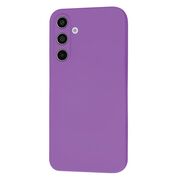 Husa pentru  Samsung Galaxy A55 Liquid Silicone cu MagSafe, subțire, captusita cu microfibra, anti amprentă, protectie cameră foto, Mov