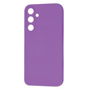 Husa pentru  Samsung Galaxy A55 Liquid Silicone cu MagSafe, subțire, captusita cu microfibra, anti amprentă, protectie cameră foto, Mov
