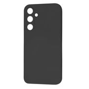 Husa pentru  Samsung Galaxy A55 Liquid Silicone cu MagSafe, subțire, captusita cu microfibra, anti amprentă, protectie cameră foto, Negru