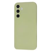 Husa pentru  Samsung Galaxy A55 Liquid Silicone cu MagSafe, subțire, captusita cu microfibra, anti amprentă, protectie cameră foto, Verde
