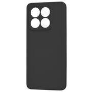 Husa pentru  Xiaomi 14T Liquid Silicone cu MagSafe, subțire, captusita cu microfibra, anti amprentă, protectie cameră foto, Negru