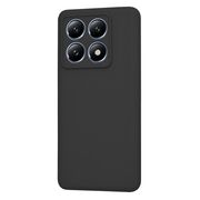 Husa pentru  Xiaomi 14T Pro Liquid Silicone cu MagSafe, subțire, captusita cu microfibra, anti amprentă, protectie cameră foto, Negru