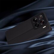 Husa pentru  Xiaomi 15 Pro tip carte BookFlip, inchidere magnetica, Negru