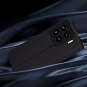 Husa pentru  Xiaomi 15 tip carte BookFlip, inchidere magnetica, Negru