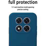 Husa pentru Xiaomi Redmi Note 14 Pro 5G Liquid Silicone, subțire, captusita cu microfibra, anti amprentă, protectie cameră foto, Bordeaux