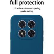 Husa pentru  Redmi Note 14 Pro Liquid Silicone, subțire, captusita cu microfibra, anti amprentă, protectie cameră foto, Verde