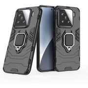 Husa pentru  Xiaomi 15 cu inel Ring Armor Kickstand Tough, Negru