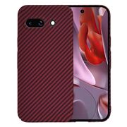 Husa pentru  Google Pixel 9A CarbonFiber UltraSlim, Lightweight, Rosu