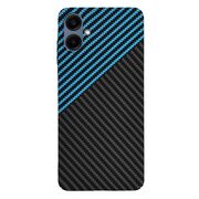 Husa pentru  Samsung Galaxy A06 CarbonFiber UltraSlim, Lightweight, Albastru inchis