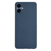 Husa pentru  Samsung Galaxy A06 CarbonFiber UltraSlim, Lightweight, Albastru