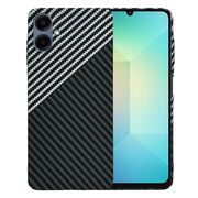 Husa pentru  Samsung Galaxy A06 CarbonFiber UltraSlim, Lightweight, Gri