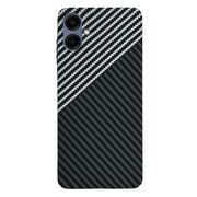 Husa pentru  Samsung Galaxy A06 CarbonFiber UltraSlim, Lightweight, Gri