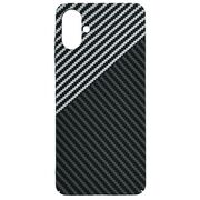 Husa pentru  Samsung Galaxy A06 CarbonFiber UltraSlim, Lightweight, Gri