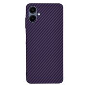 Husa pentru  Samsung Galaxy A06 CarbonFiber UltraSlim, Lightweight, Mov