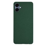 Husa pentru  Samsung Galaxy A06 CarbonFiber UltraSlim, Lightweight, Verde