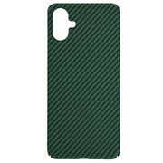Husa pentru  Samsung Galaxy A06 CarbonFiber UltraSlim, Lightweight, Verde