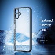 Husa pentru  Samsung Galaxy A06 Flowing Lines Comfort Grip - transparent