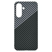 Husa pentru  Samsung Galaxy A36 CarbonFiber UltraSlim, Lightweight, Gri