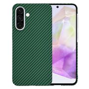 Husa pentru  Samsung Galaxy A36 CarbonFiber UltraSlim, Lightweight, Verde