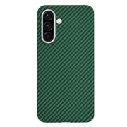 Husa pentru  Samsung Galaxy A36 CarbonFiber UltraSlim, Lightweight, Verde