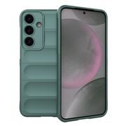 Husa pentru  Samsung Galaxy S25 Liquid Silicone, Microfibre Lining, Non-Slip Airbag Design, Verde