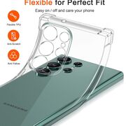 Husa pentru  Samsung Galaxy S25 Ultra Slim Anti-Shock 1.5mm reinforced 4 corners, Clear