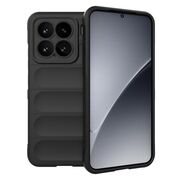 Husa pentru  Xiaomi 15 Liquid Silicone, Microfibre Lining, Non-Slip Airbag Design, Negru