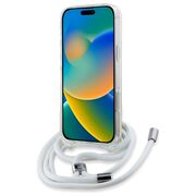 Husa premium pentru  iPhone 16 Pro Max Karl Lagerfeld compatibila Magsafe - Transparent