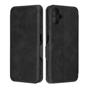 Husa tip carte pentru Samsung Galaxy A06 Smart Wallet fata - spate protectie 360 - Negru