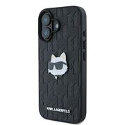 Husa premium pentru  iPhone 16 Karl Lagerfeld superior quality - Negru darth vader