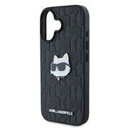 Husa premium pentru  iPhone 16 Karl Lagerfeld superior quality - Negru darth vader