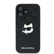 Husa premium pentru  iPhone 16 Karl Lagerfeld superior quality - Negru darth vader