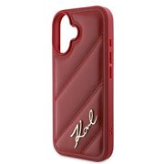 Husa premium pentru  iPhone 16 Karl Lagerfeld superior quality - Rosu