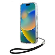 Husa premium pentru  iPhone 16 Karl Lagerfeld superior quality - Gri inchis