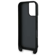 Husa premium pentru  iPhone 16 Karl Lagerfeld superior quality - Negru denim