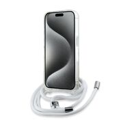 Husa premium pentru  iPhone 15 Pro Karl Lagerfeld compatibila Magsafe - Gri 