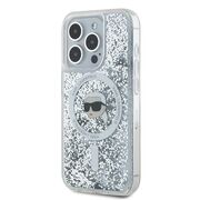 Husa premium pentru  iPhone 15 Pro Karl Lagerfeld compatibila Magsafe - Sclipici