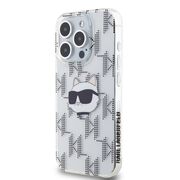Husa premium pentru  iPhone 15 Pro Karl Lagerfeld superior quality - Alb