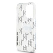 Husa premium pentru  iPhone 15 Pro Karl Lagerfeld superior quality - Alb