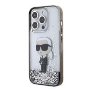 Husa premium pentru  iPhone 15 Pro Karl Lagerfeld superior quality - Gri antracit